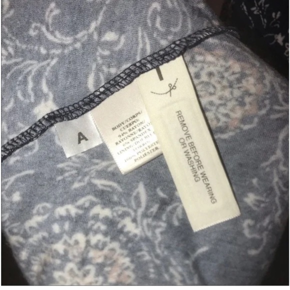 Ann Taylor NWOT Paisley Print Belted Jersey Midi Dress XS - Picture 4 of 6